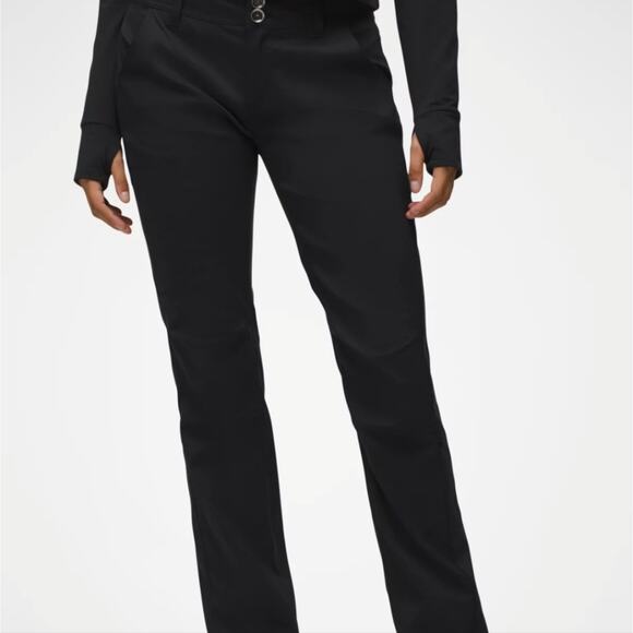 NEW Prana Halle Straight Leg Black Ankle Pant Black - Picture 5 of 14